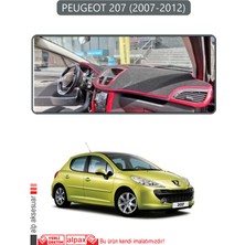 Peugeot 207 (2007-2012)TORPİDO Koruma Halısı Gri Kenar