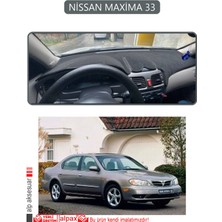 Nissan Maxima 33TORPİDO Koruma Halısı Gri Kenar