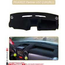 Peugeot Partner Torpido Sag Kapaklı Eski Torpido Koruma Halısı Bej Kenar