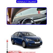 Renault Talıanttorpido Koruma Halısı Mavi Kenar