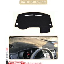 Kia Rio 2012-2018TORPİDO Koruma Halısı Bej Kenar