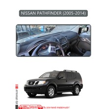 Nissan Pathfinder 2005-2014TORPİDO Koruma Halısı Gri Kenar