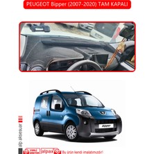 Peugeot Bipper (2007-2020) Tam Kapalıtorpido Koruma Halısı Kırmızı Kenar