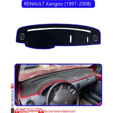 Renault Kangoo (1997-2008) Torpido Koruma Halısı Mavi Kenar