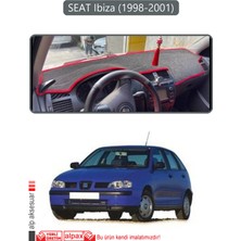 Seat Ibiza (1998-2001)TORPİDO Koruma Halısı Gri Kenar