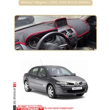 Renault Megane 2 (2002–2009) Buyuk Ekranlıtorpido Koruma Halısı Bej Kenar
