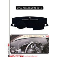 Opel Astra H (2003-2014)TORPİDO Koruma Halısı Siyah Kenar