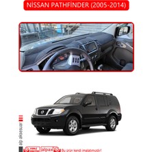 Nissan Pathfinder 2005-2014TORPİDO Koruma Halısı Kırmızı Kenar