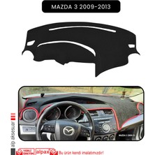 Mazda 3 2009-2013TORPİDO Koruma Halısı Siyah Kenar