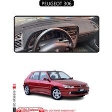 Peugeot 306TORPİDO Koruma Halısı Siyah Kenar