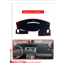 Renault Scenıc 2torpido Koruma Halısı Kırmızı Kenar