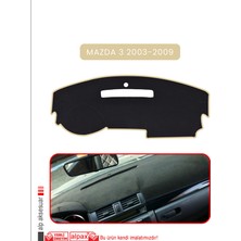 Mazda 3 2003-2009TORPİDO Koruma Halısı Bej Kenar