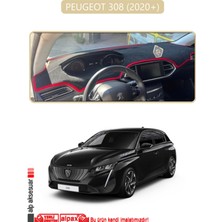 Peugeot 308 (2020+)TORPİDO Koruma Halısı Bej Kenar