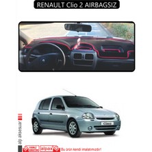 Renault Clio 2 Aırbagsıztorpido Koruma Halısı Siyah Kenar