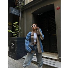 Ayena Moda Chanel Garnili Kot Mont - Bej