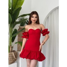 Ayena Moda Peyda Straplez Elbise