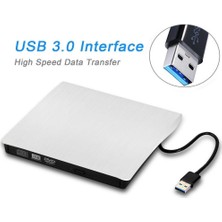 Mykablo USB 3.0 to Harici 9.5 mm DVD-RW Çevirici Kutu - Beyaz