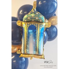 Kandil Folyo Balon Ramazan Süslemesi Islami Figür Fener Ramazan Balonu