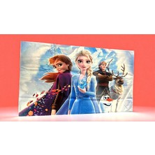 Milays Kids Elsi Baskılı Plaj Havlusu