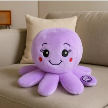 Polly Toys Mor Peluş Sevimli Ahtapot - 45 cm