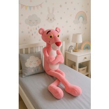 Polly Toys Pembe Panter Pamuk Kumaş Yumuşak Dokulu / 100 cm