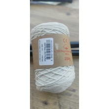 Aldemir ince pamuk makrome Çanta Şapka Yazlık Elbise Yapmak Için  Pamuk Makrome Ipliği 250GR 300M 90 Ekru