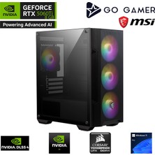 Go Gamer GA124 AMD Ryzen 5 5600 / 32GB 3200MHz / 2TB NVMe m.2 SSD / RTX5060Ti 8GB / AMD Gaming Paket