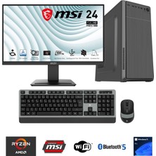 Go Gamer GA624D AMD Ryzen 7 5700G / 64GB 3200MHz / 1TB NVMe m.2 SSD / MSI 24" 100Hz. / OEM Ev Ofis Paket