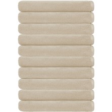10 Lu Otel Banyo Havlusu Pamuklu 90X150 cm Renkli 16/1 Avs 580 gr