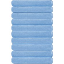 10 Lu Otel Banyo Havlusu Pamuklu 90X150 cm Renkli 16/1 Avs 580 gr