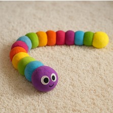 Polly Toys Tırtıl Peluş Oyuncak Çocukların Uyku Arkadaşı Ayrıca Oyuncağı 120 cm