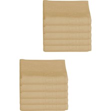 10 Lu Otel Ayak Havlusu Bukle Ayak Izli 50X70 cm Renkli 16/2 Avs 250 gr