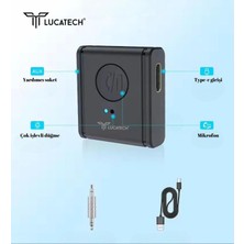 Bluetooth Araç Kiti - Dahili Mikrofon, Fm Transmitter Özelliği, Kablosuz Müzik Aktarımı