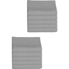 10 Lu Otel Ayak Havlusu Bukle Ayak Izli 50X70 cm Renkli 16/2 Avs 250 gr
