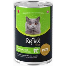  Reflex Plus Pate Hindi ve Ördek Etli Yetişkin Kedi Maması 395GR