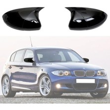 Bmw 1.seri E87 Kasa 2004-2011 Uyumlu Batman Parlak Siyah Ayna Kapağı