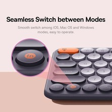 Teknofaji Bluetooth,kablosuz MacBook Için iPad Airpro Pc Tablet Dizüstü 2.4g Sessiz Klavye