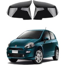 Fiat Evo Punto 2009-2012 Uyumlu Batman Parlak Siyah Ayna Kapağı
