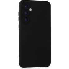 Newface Samsung Galaxy S24 Plus Kılıf Nano içi Kadife Silikon - Siyah