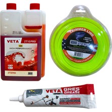 Veta Aksesuar Seti 3'lü - Veta Gres + Veta 2t Yağ + Eng Energy Misina
