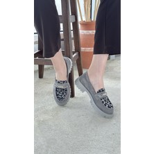 Brenda Leopar Desenli Loafer