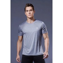 Xylon Mikro Polyester Nefes Alabilen Hafif Perform Antrenman Sporcu Erkek Tshirt