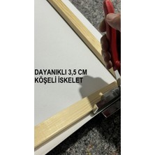 Modern Dekorasyon Kanvas Tablo %100 Pamuklu Kumaş