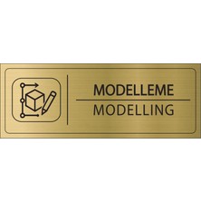 Mayeka Modelleme Isimlik Altın Metal Kapı Isimliği Levhası Yönlendirme Tabelası