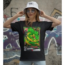 Butişört 'dragon Ball - x - Green'  Baskılı 'regular-Fit' Unisex Tişört