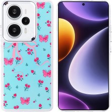 Pilanix Xiaomi Redmi Note 13 Pro 4g Kılıf Airbag Tasarımlı Renkli Desenli Parlak Hadra Kapak