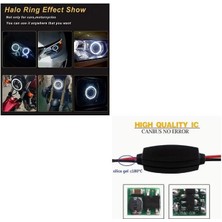 ( 2 x Adet ) 1 Takım Angel Eye 60MM Model Ice Blue ( Angel Far Buz Mavi )
