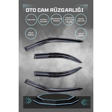 Peugeot 2008 2007 Sonrası Mügen Cam Rüzgarlığı 4lü Takım