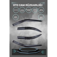 Nissan Qashqai 2016 Cam Rüzgarlığı 4lü Takım