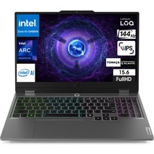 Lenovo Loq 15IAX9I I5-12450HX 16 GB 512 GB  Arc A530M 15.6" Full Hd Windows 11 Pro Taşınabilir Bilgisayar 83FQ000UTRCB